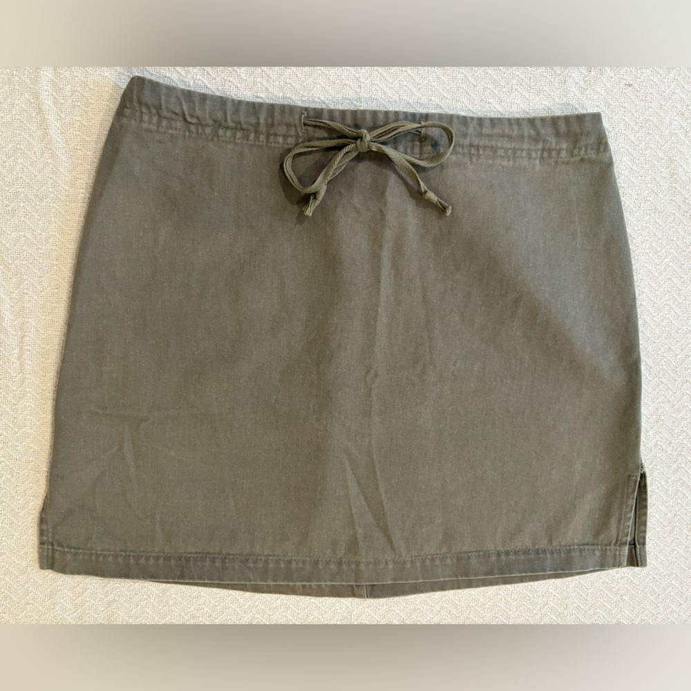 A. Byer Vintage Olive Mini Skirt Sz 7